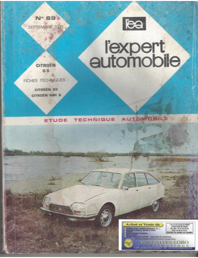 EXPERT AUTOMOBILE CITROEN GS et AMI 8 N°69 SEPTEMBRE 1971