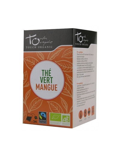 Thé vert BIO à la mangue 24 sachets 43g