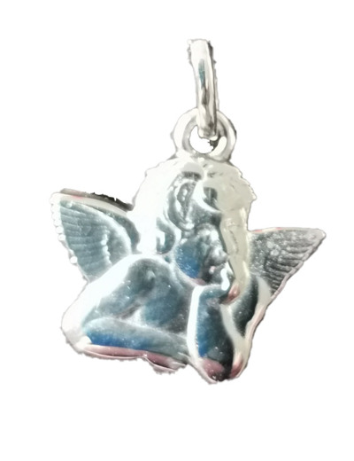 Pendentif en Argent 925 - ANGE RAPHAEL 13mm
