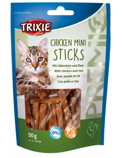 Friandises Sticks au poulet et riz - 50g