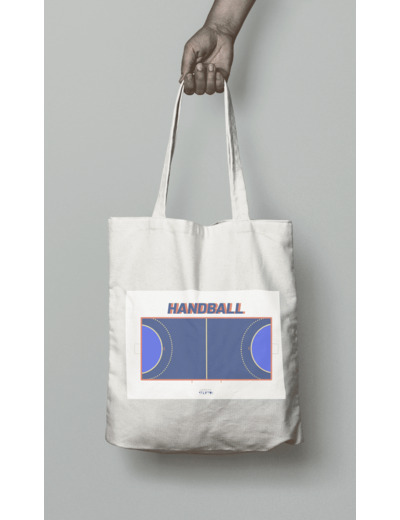 Tote bag ou sac " Terrain Handball "