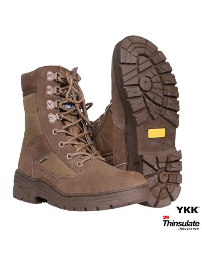 Chaussures Sniper avec Zip YKK (coyote)