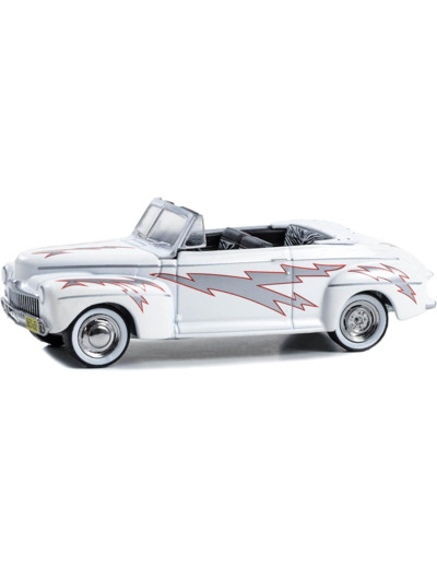 Ford DE Luxe "Greased Lightning" blanc 1948 - 1/64 - Greenlight
