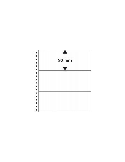 FEUILLE BILLETS 3 POCHES à L'UNITE 851 (lindner)
