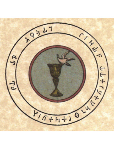 Pentacle de l'abbé Julio "Le calice et la colombe"