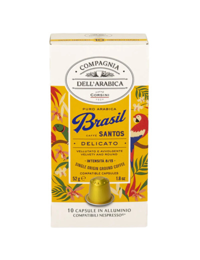 Café Brasil 100% Arabica 10 Capsules 52G