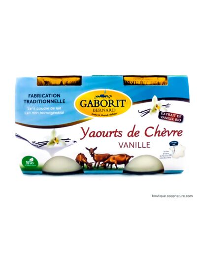 Yaourts de Chèvre à la Vanille Bio 2x125g