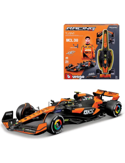 Bburago 28504 - MC Laren F1 MCL38 #4 Lando Norris 2024 - Model Kit - 1/24