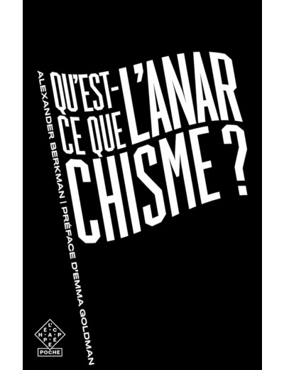 QU'EST-CE QUE L'ANARCHISME ?