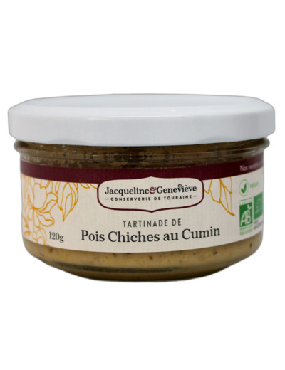 Tartinade de pois chiches au cumin