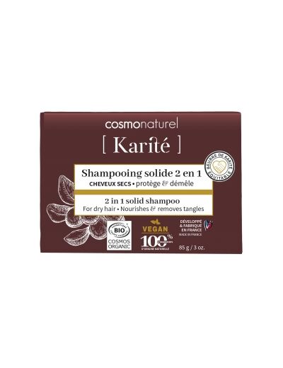 Shampoing solide 2 en 1 85g