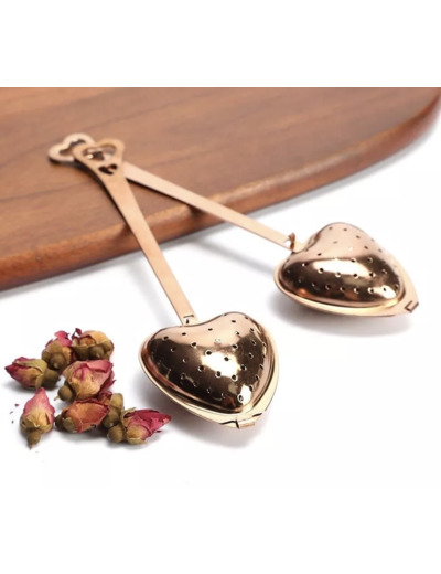 Cuillère infuseur en forme de coeur