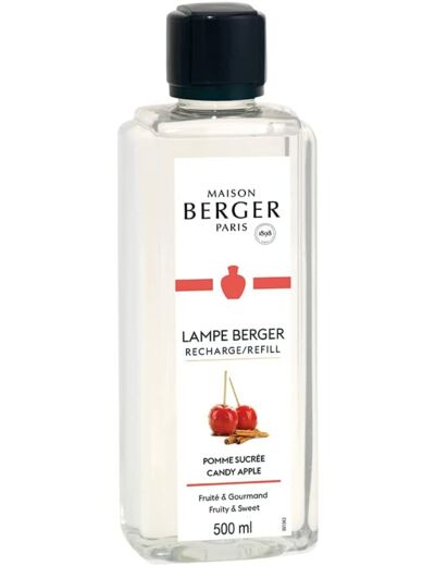 Parfum POMME SUCRéE - 500 ml - Recharge de parfum pour Lampe Berger