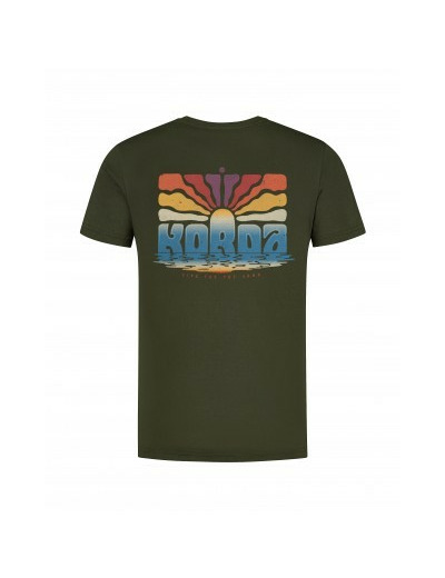tee shirt dawn vibes dark olive