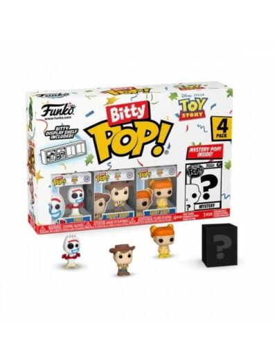 oy Story - Pack 4 figurines Bitty POP! Forky 2,5 cm