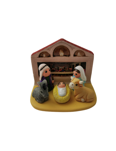 CRECHE en céramique BLOC 8x7cm- CENE