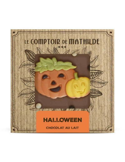 Tablette Chocolat Lait Halloween