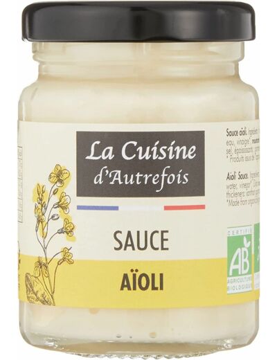 Sauce aïoli 90g La Cuisine d Autrefois