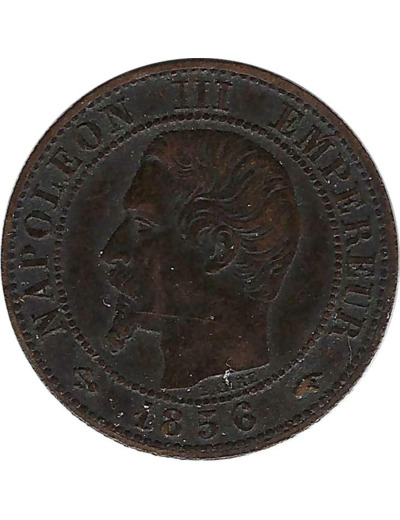 FRANCE 1 CENTIME NAPOLEON III 1856 A (Paris) TTB (G86)