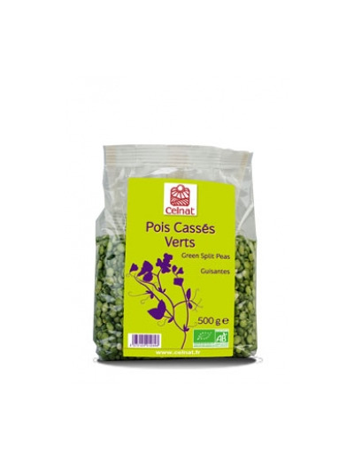 Pois Cassés Verts Bio 500g