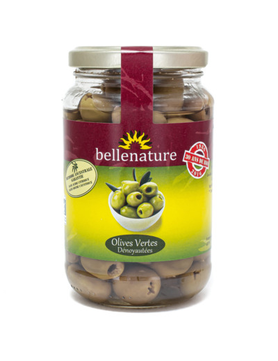 Olives Vertes Dénoyautées Bio 340g