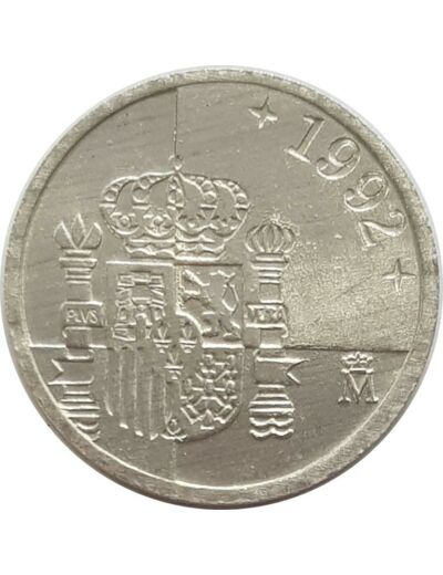 ESPAGNE 1 PESETA 1992 SUP/NC