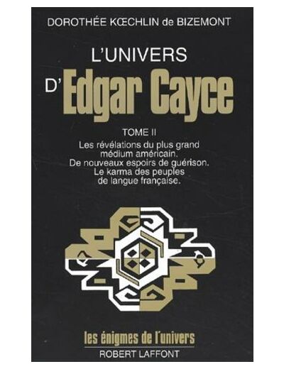 L'univers d'Edgar Cayce - Tome 2