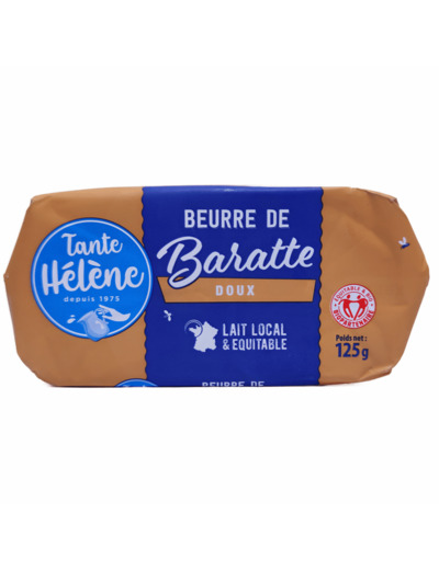 Beurre de Baratte Doux Bio 125g