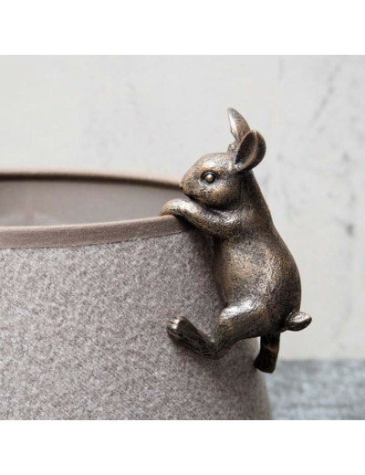 Petite suspension lapin 10x5x6 cm