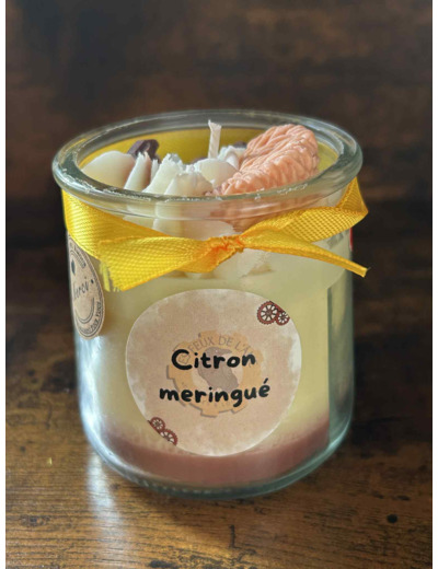 Le Secret Sucré : Bougie Citron Meringué