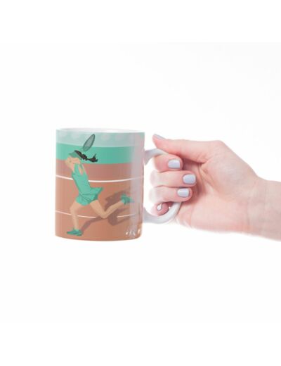 Tasse ou mug "Joueuse de Tennis" - Personnalisable