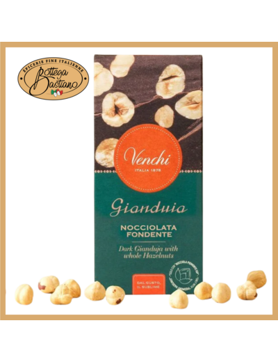 Tablette Gianduja Noir Noisettes 100g
