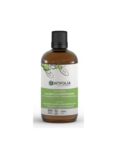 Huile Vierge de Calophylle Inophyle Antiseptique et Cicatrisante 100ml