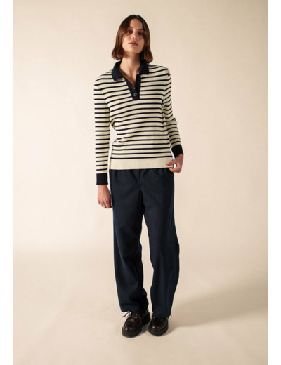 Pull Fiquefleur 100% laine SAINT JAMES