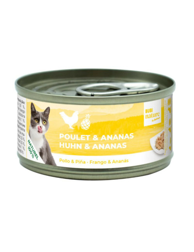 BubiNature Poulet & Ananas pour chat - 70g