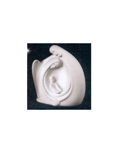 Ste Famille 13cm porcelaine- BLOC