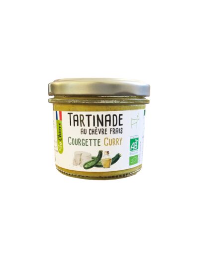 Tartinade au chèvre frais Courgette curry So Chèvre Bio