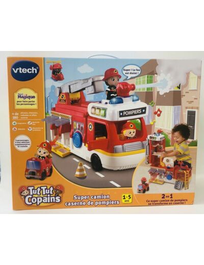 SUPER CAMION CASERNE DE POMPIERS de chez VTECH BOITE NEUVE