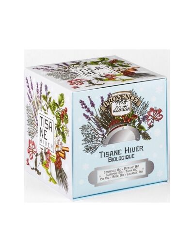 Tisane Hiver bio 24 sachets 48 gr recharge carton