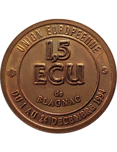 EURO TEMPORAIRE 1.5 ECU DE BLAGNAC 1994 UNC
