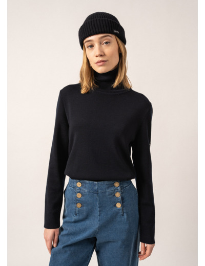 Pull fin à col roulé Houat