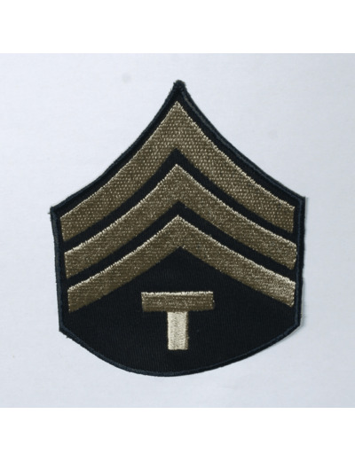 Lot de 2 Grades US Army Seconde Guerre Mondiale "SERGENT TECHNICIEN" (reproduction)