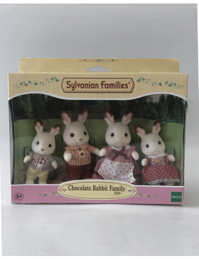 FAMILLE LAPIN CHOCOLAT SYLVANIAN FAMILIES 3125 EPOCH