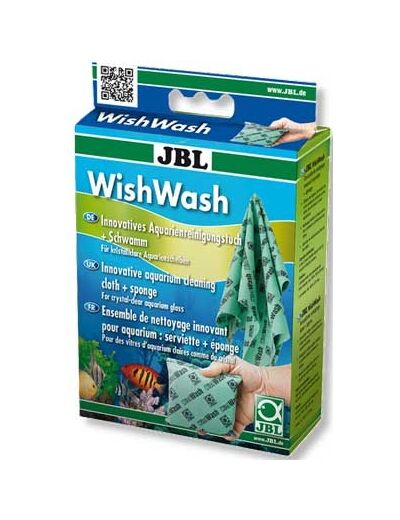 Lavette et éponge WishWash pour aquariums ou terrariums