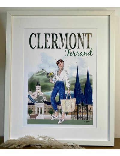 Clermont-Ferrand- affiche, carte postale