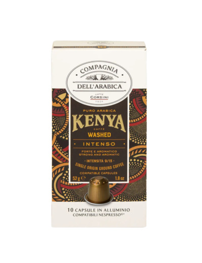 Café Kenya 100% Arabica 10 Capsules 52G