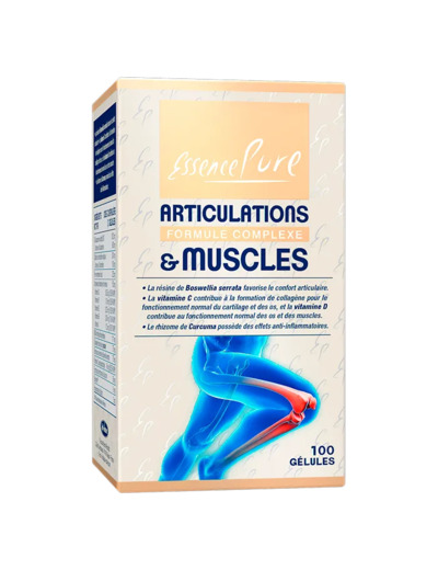 Articulations et Muscles-formule complexe-100 Gélules-Essence Pure