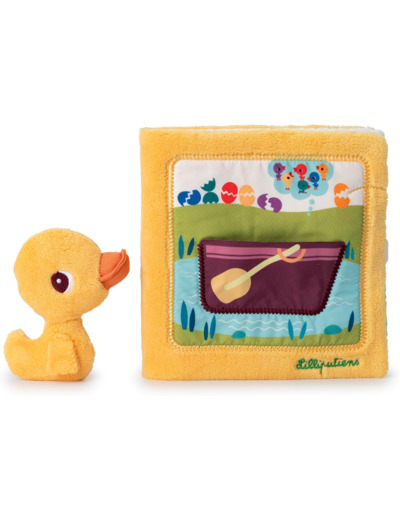 Lilliputiens - Livre d'Eveil & d'Activités en Tissu - Thème Ferme -