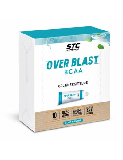 Gels énergétiques OVER BLAST BCAA-10x25g-STC
