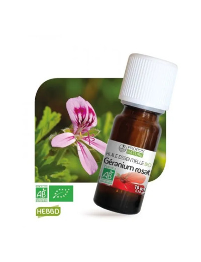 Huile essentielle de Géranium rosat Bio AB – Propos nature 10ml*